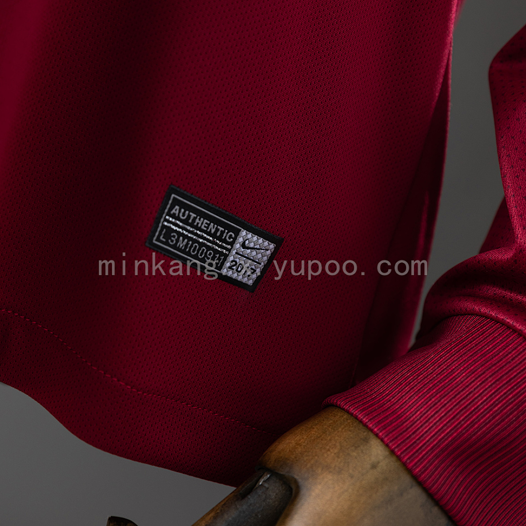 Retro Long Sleeve Roma 17/18 Home S-XXL 3