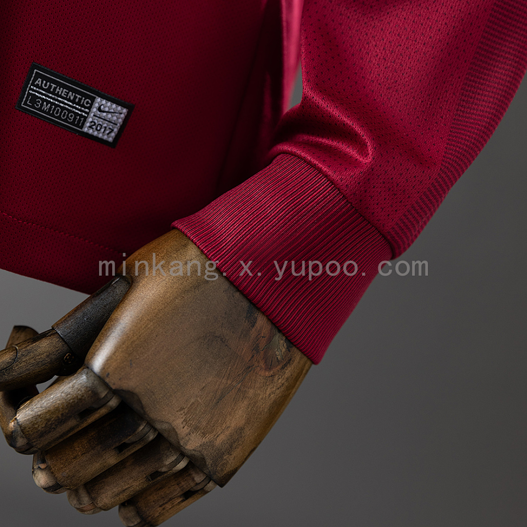 Retro Long Sleeve Roma 17/18 Home S-XXL 4