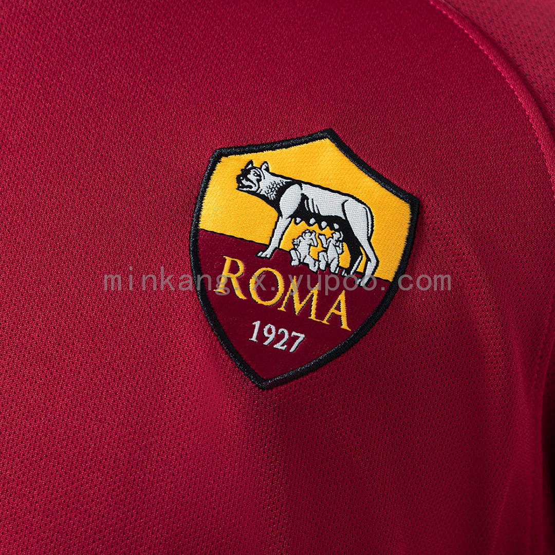 Retro Long Sleeve Roma 17/18 Home S-XXL 6