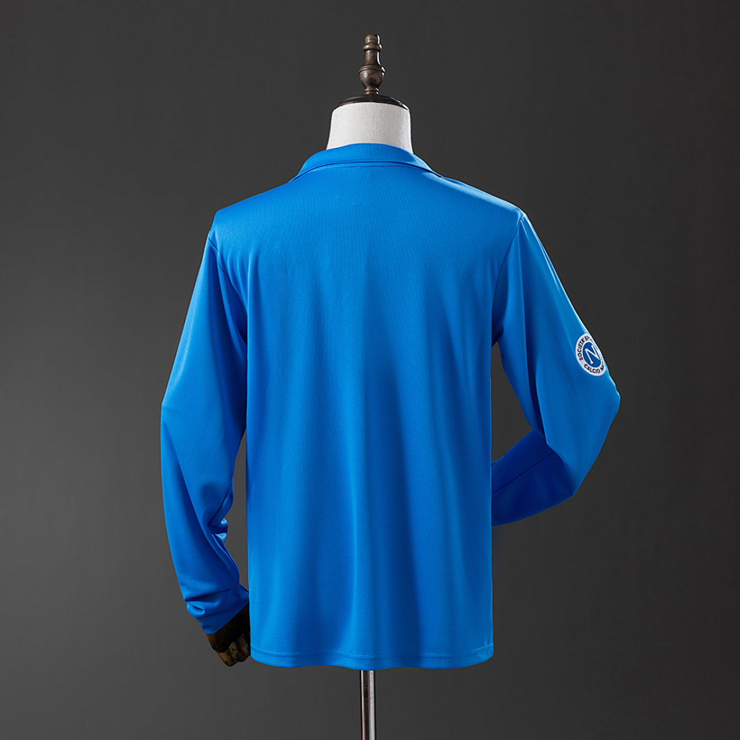 Retro Long Sleeve Napoli 87/88 Home S-XXL 7