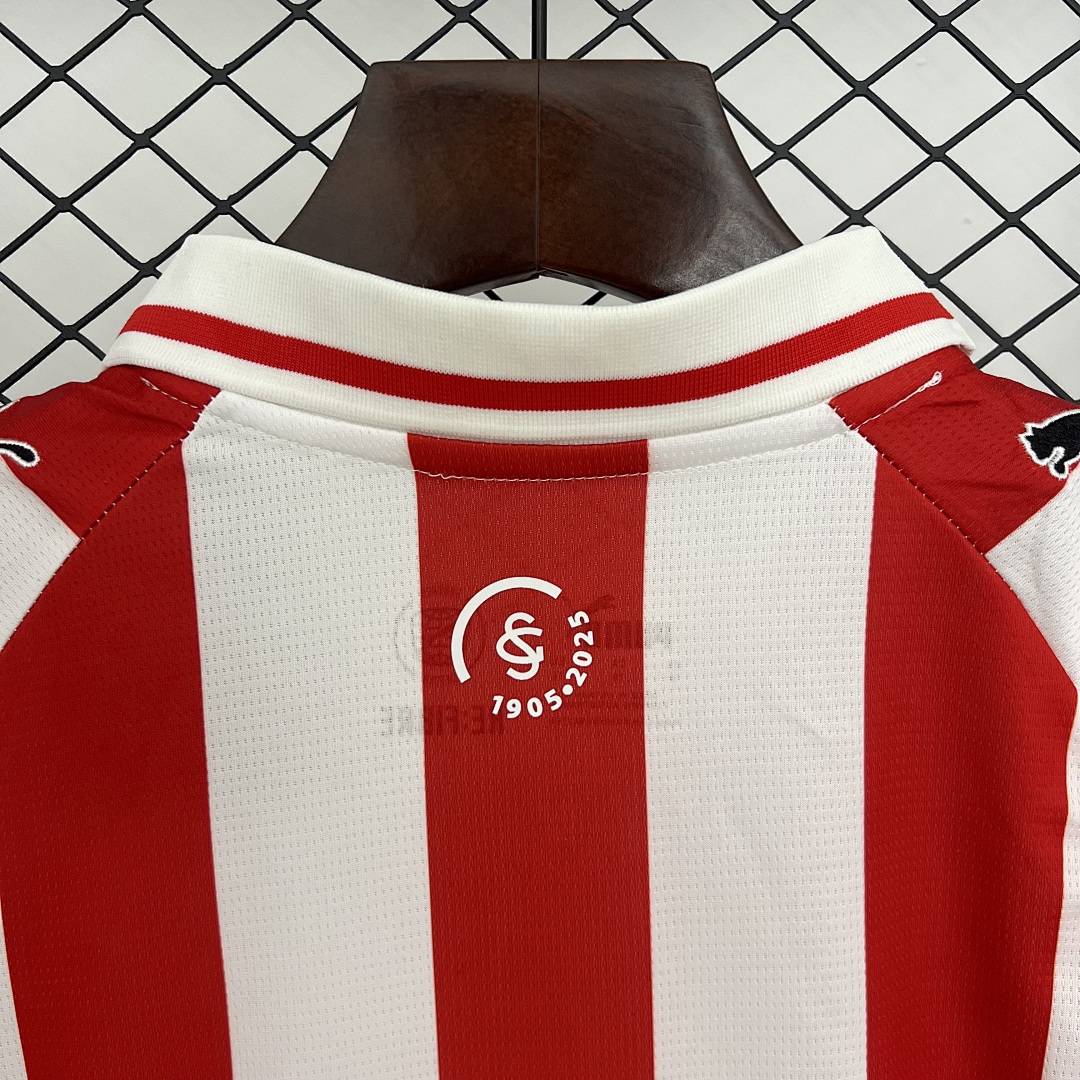 25/26 Kids Sporting Gijon Home Size: 16-28 6