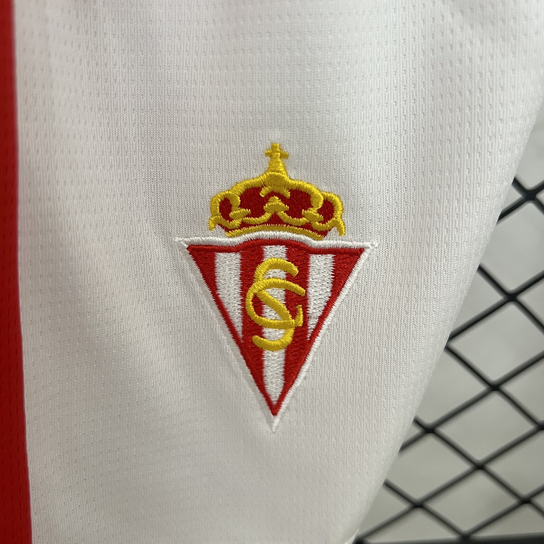 25/26 Kids Sporting Gijon Home Size: 16-28 8