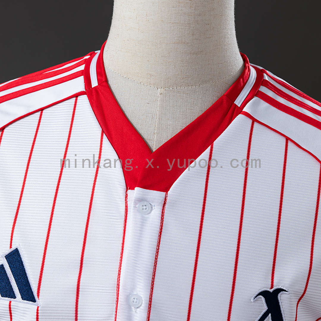 25/26 Arsenal Baseball Jersey S-4XL 4