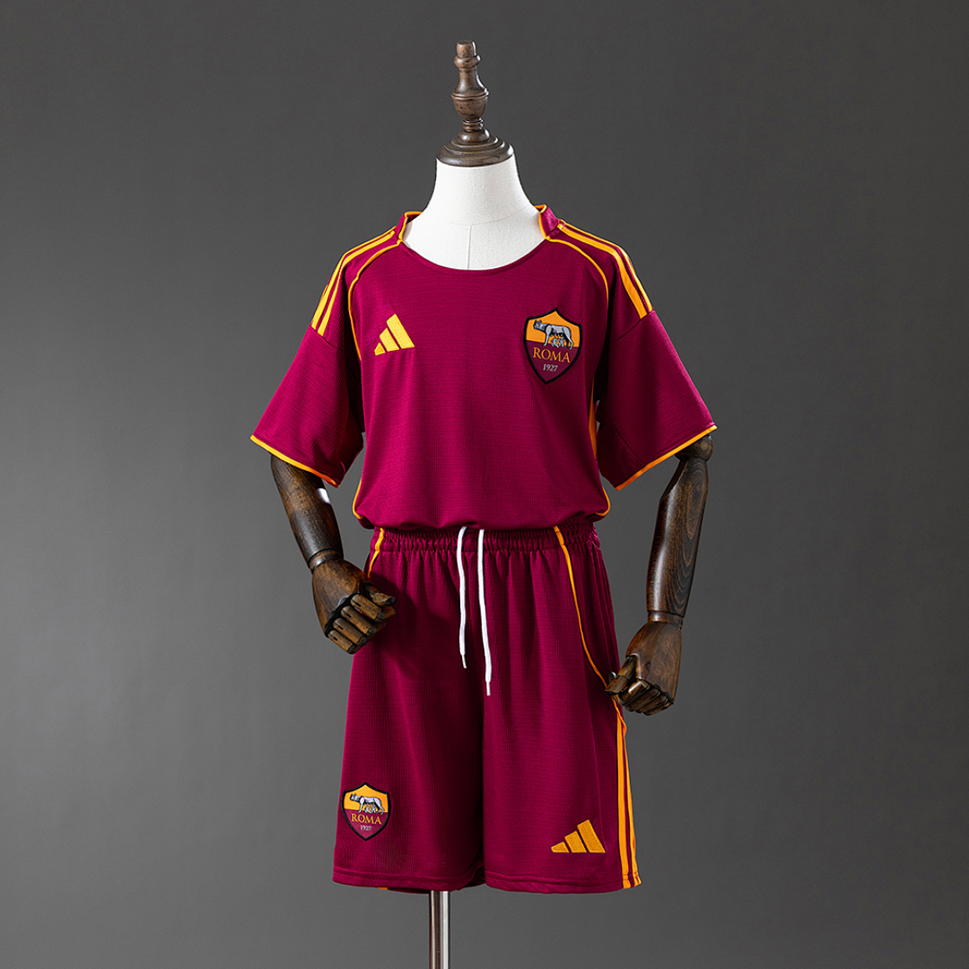 25/26 Kids AS Roma Home Size: 16-28