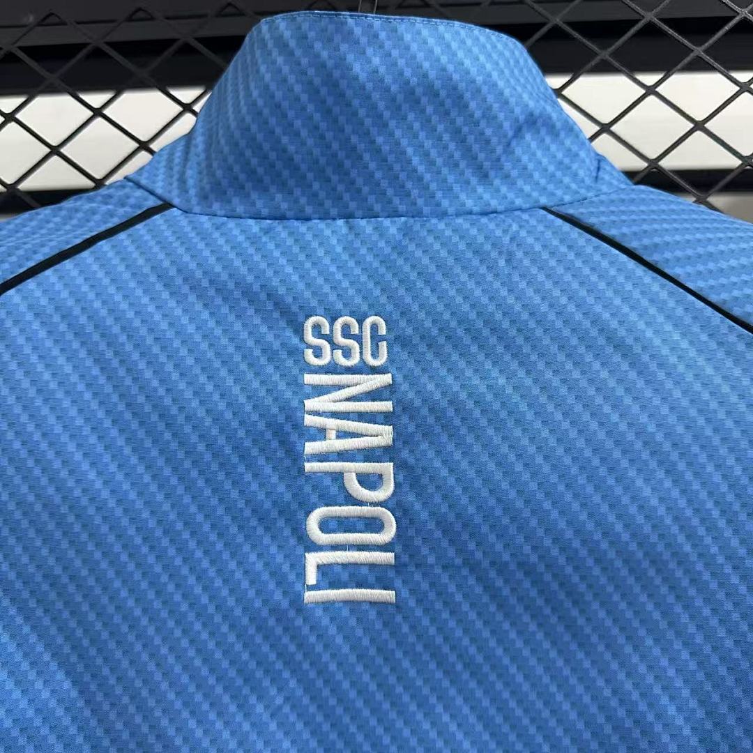 25/26 Napoli pad printed blue waterproof windbreaker 4