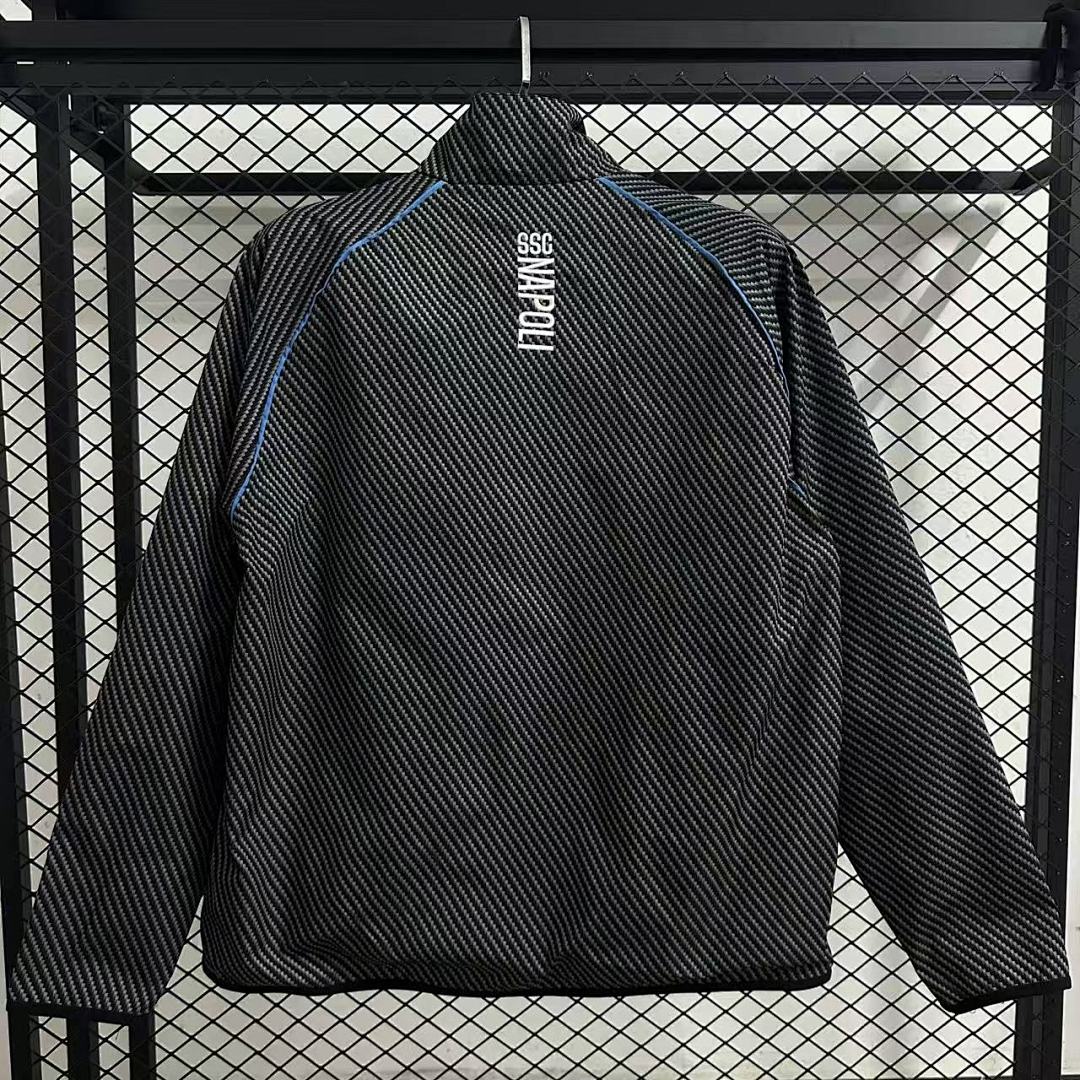 25/26 Napoli pad printed black waterproof windbreaker 3