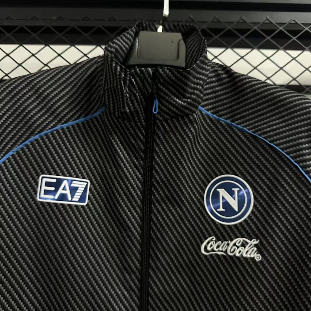 25/26 Napoli pad printed black waterproof windbreaker 6