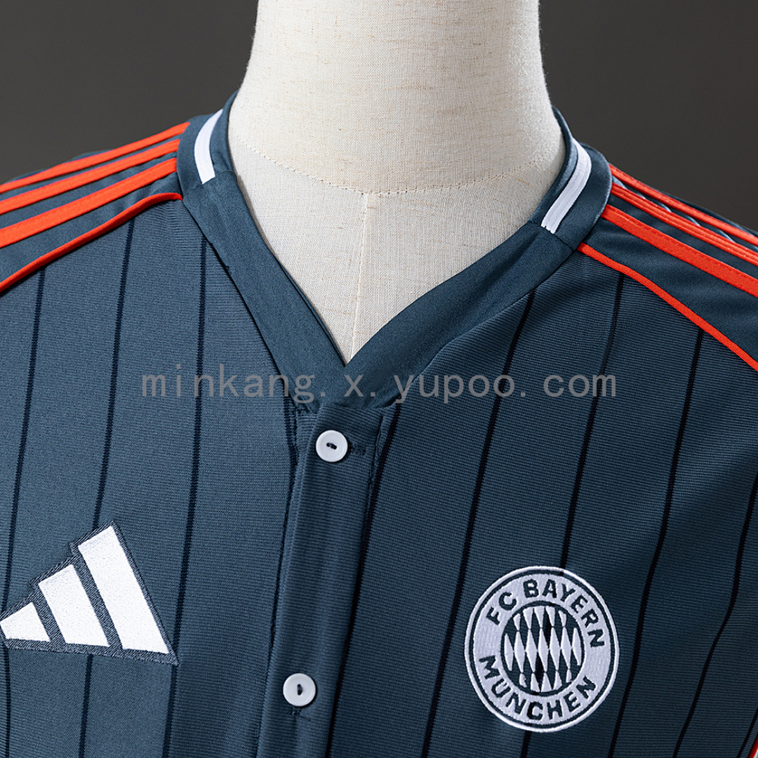 25/26 Bayern Munich Baseball Jersey S-4XL 7