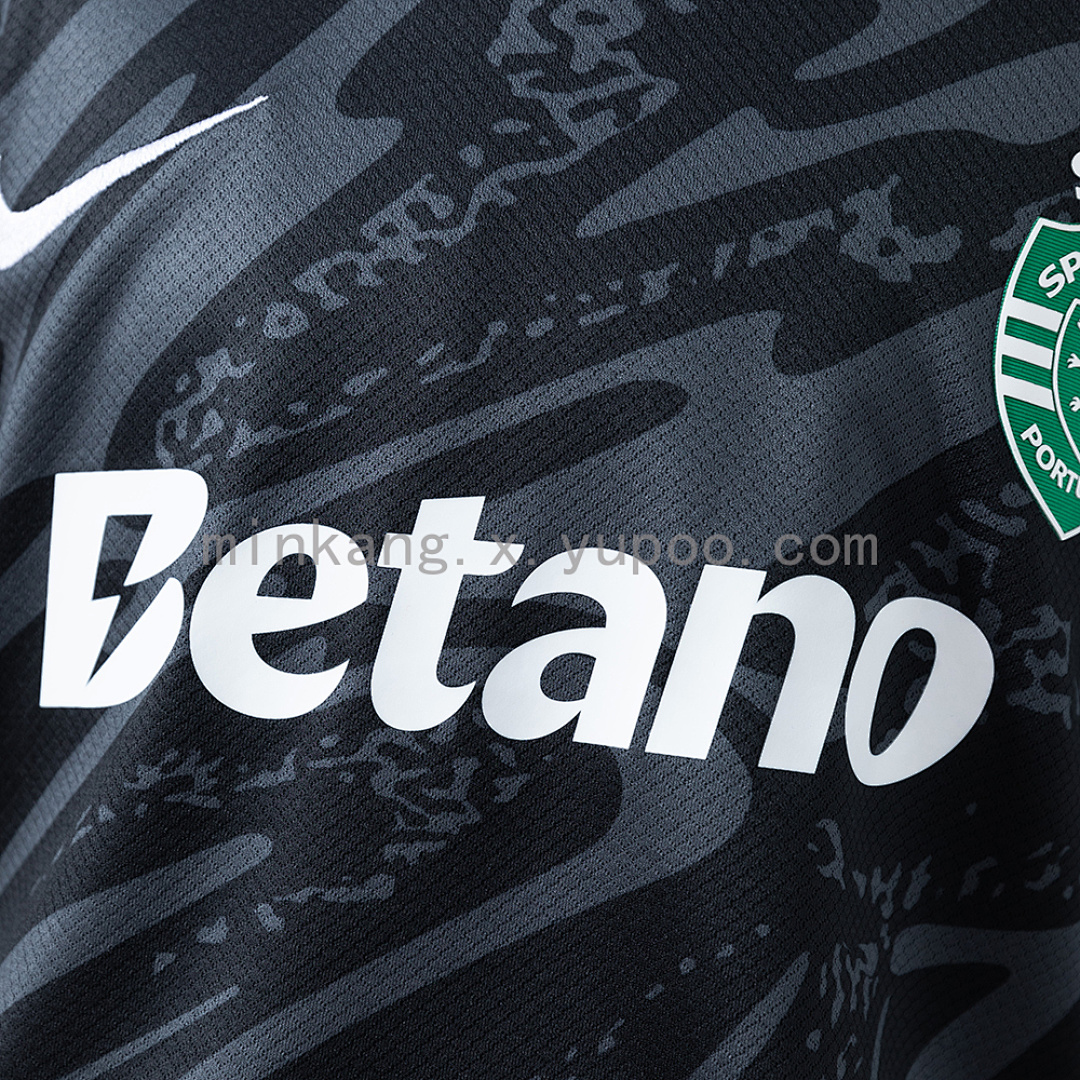 25/26 Sporting Lisbon Goalkeeper Black Size: 16-28 7