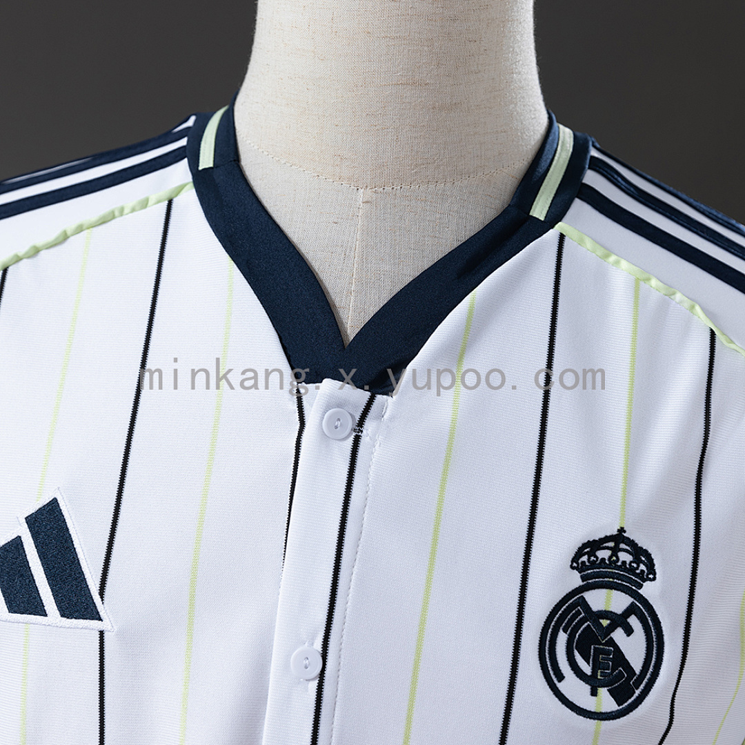 Real Madrid 25/26 Baseball - White Jersey S-4XL 7