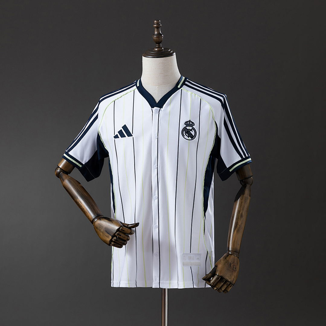 Real Madrid 25/26 Baseball - White Jersey S-4XL 9