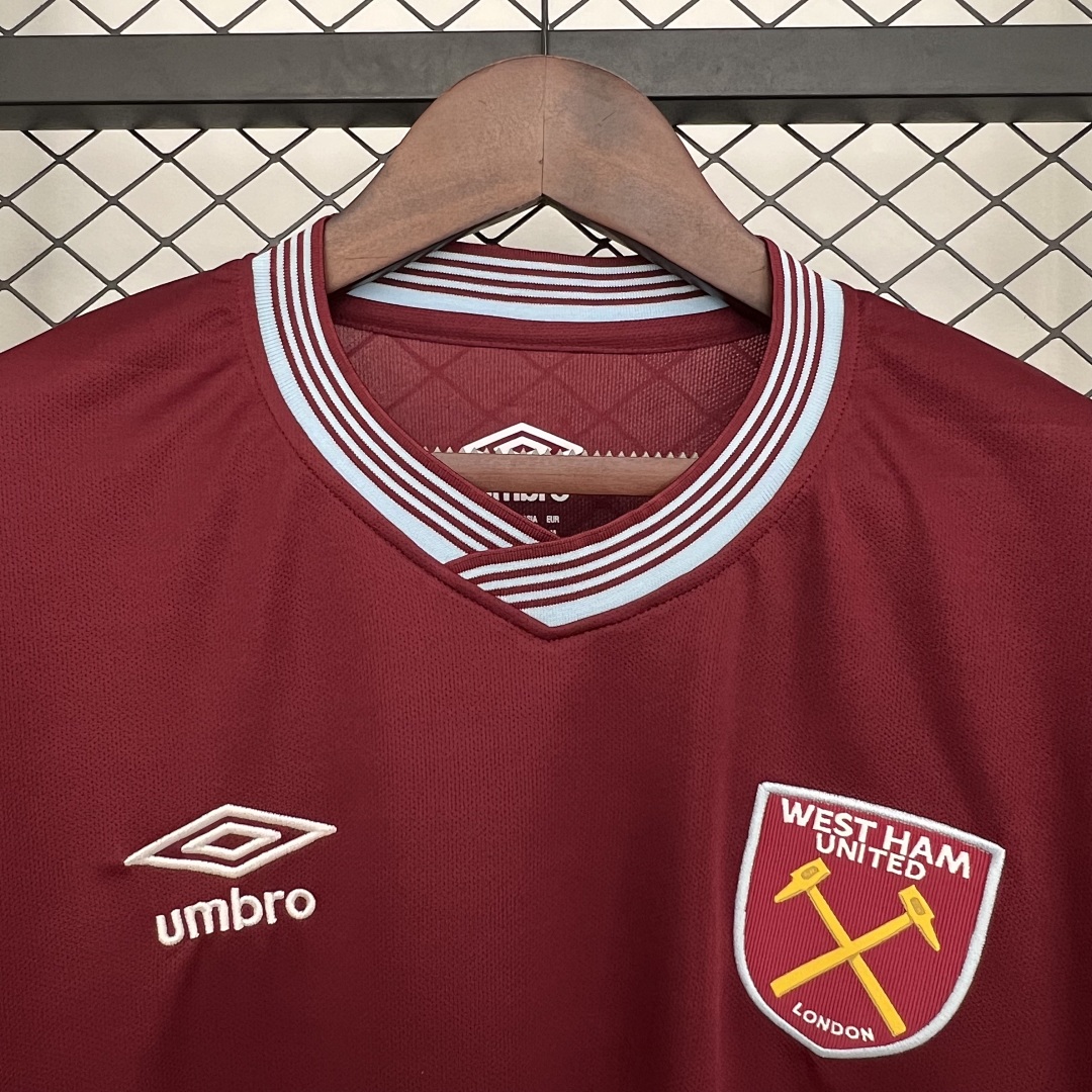 25/26 West Ham United Home S-4XL 2