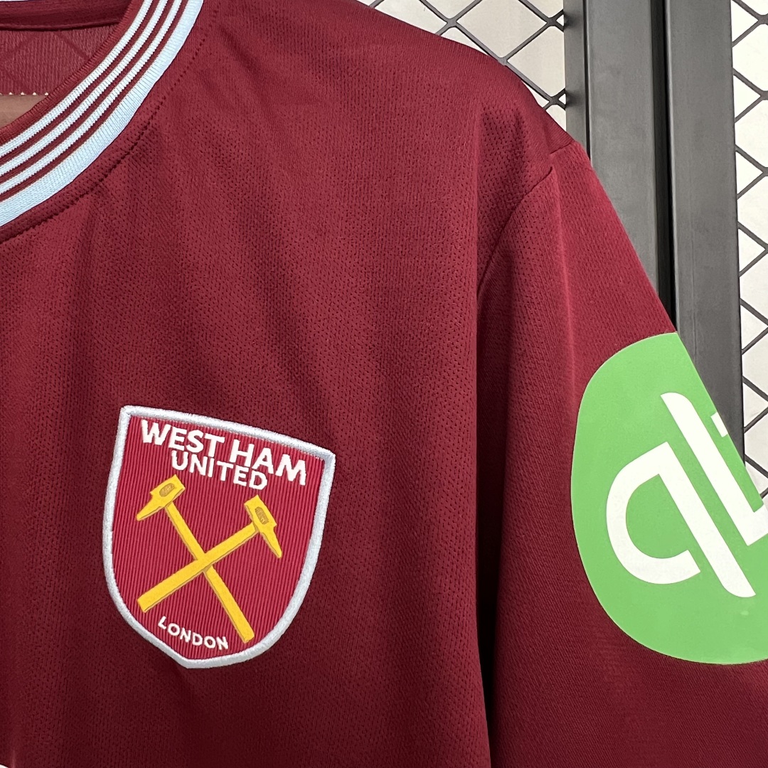 25/26 West Ham United Home S-4XL 4