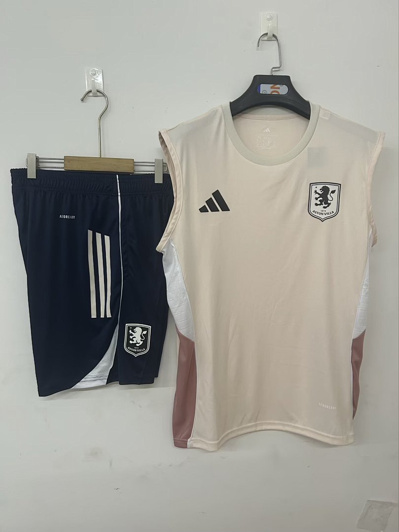 25/26 Aston Villa training suit pink S-3XL 2