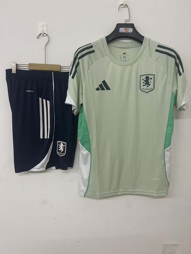 25/26 Aston Villa training jersey light green S-3XL 2