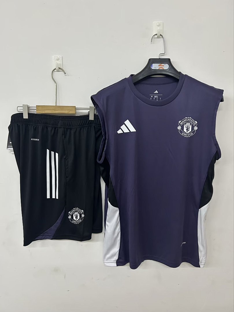 25/26 M-U Training Suit Purple S-3XL 2