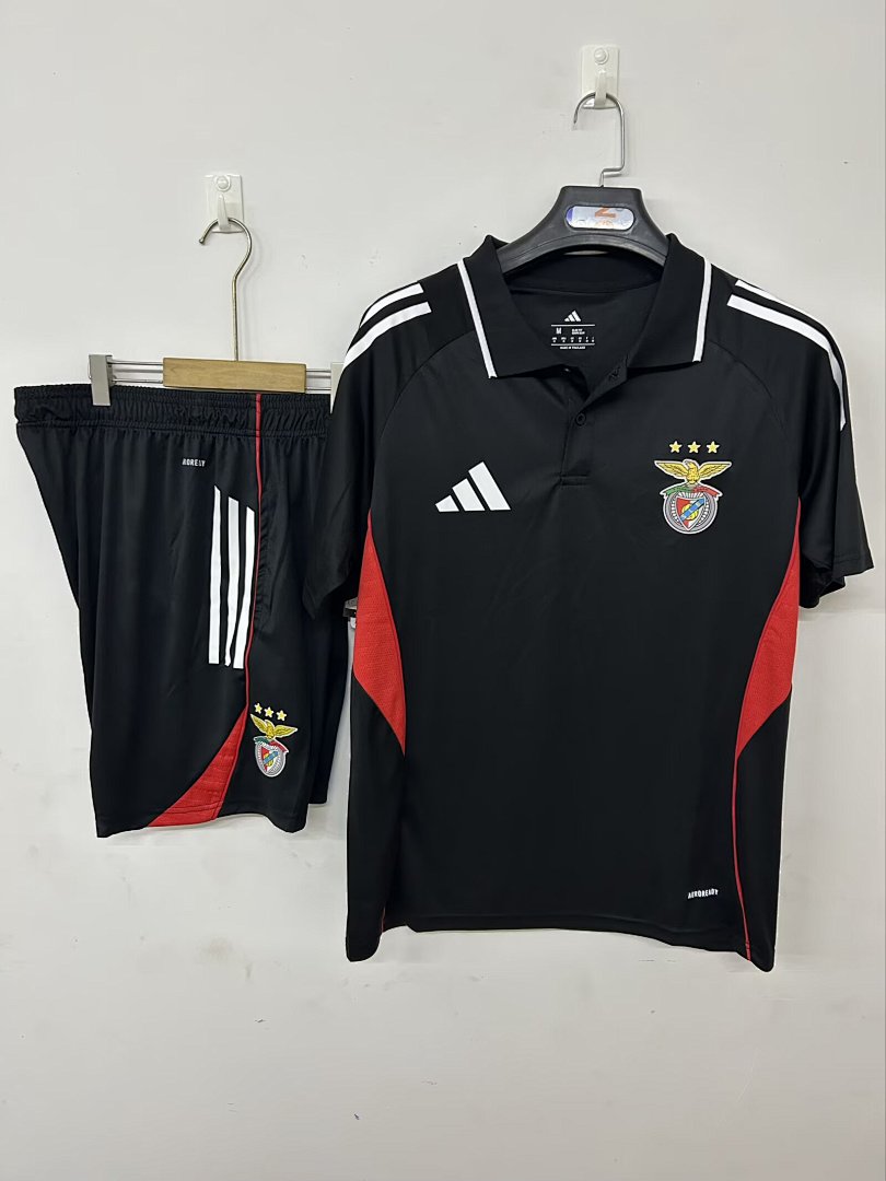 25/26 POLO Benfica training suit black S-3XL 3