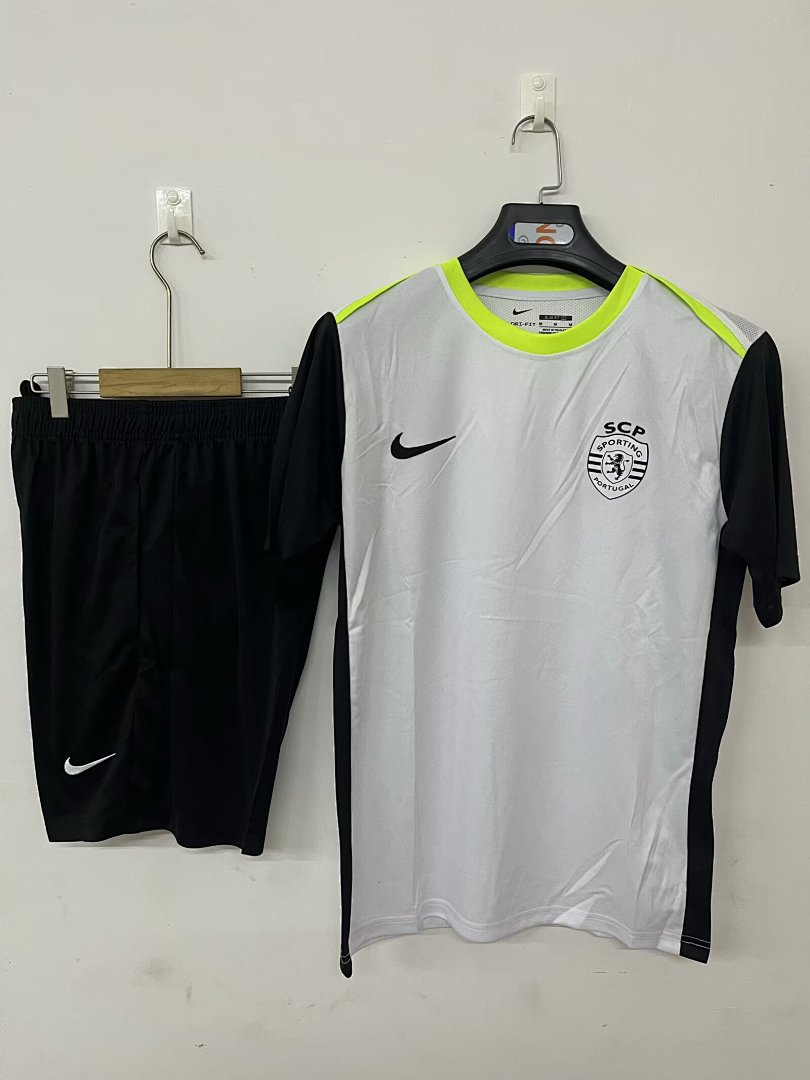 25/26 Lisbon pre-match training suit off-white S-3XL 3