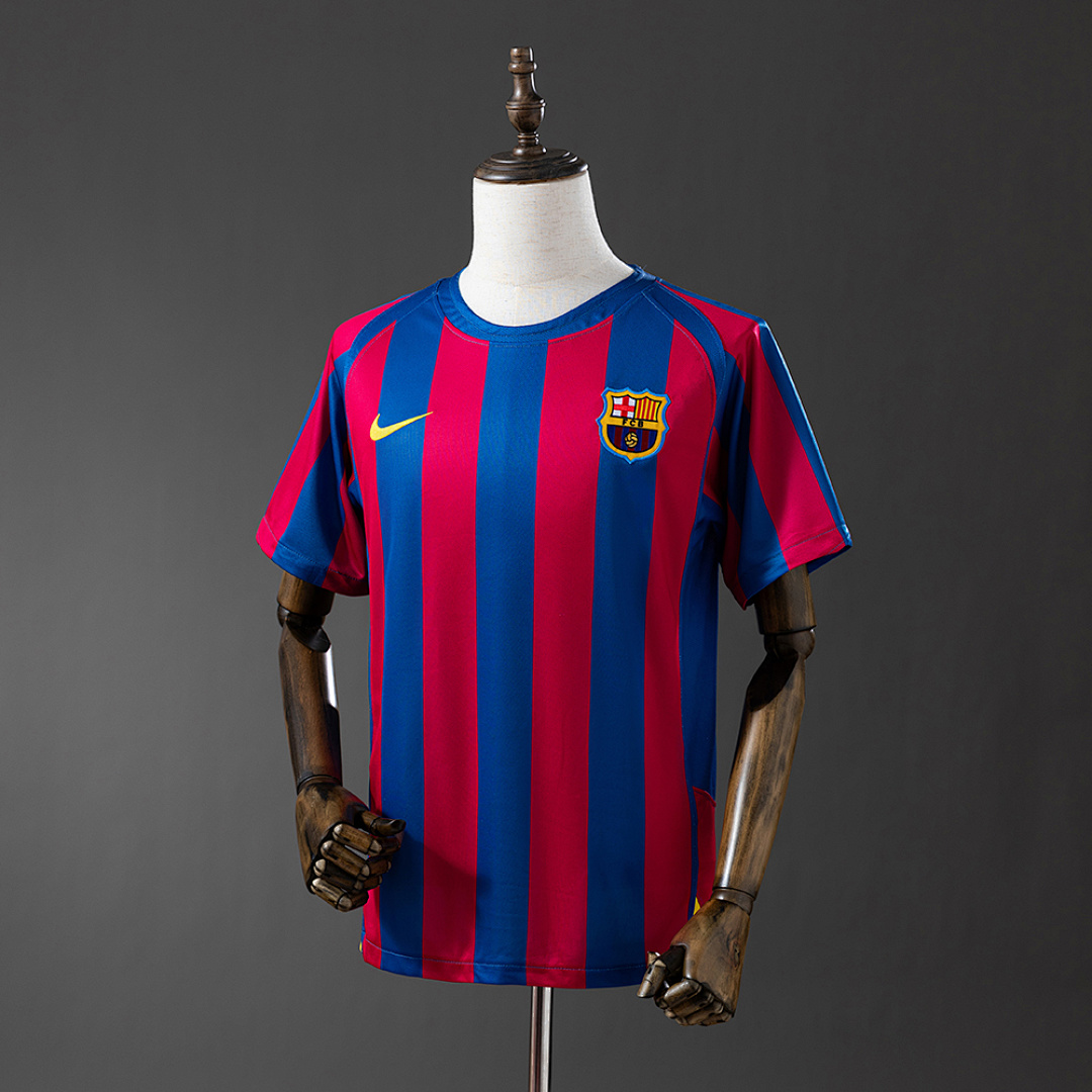 Retro Barcelona 05/06 home S-4XL 8