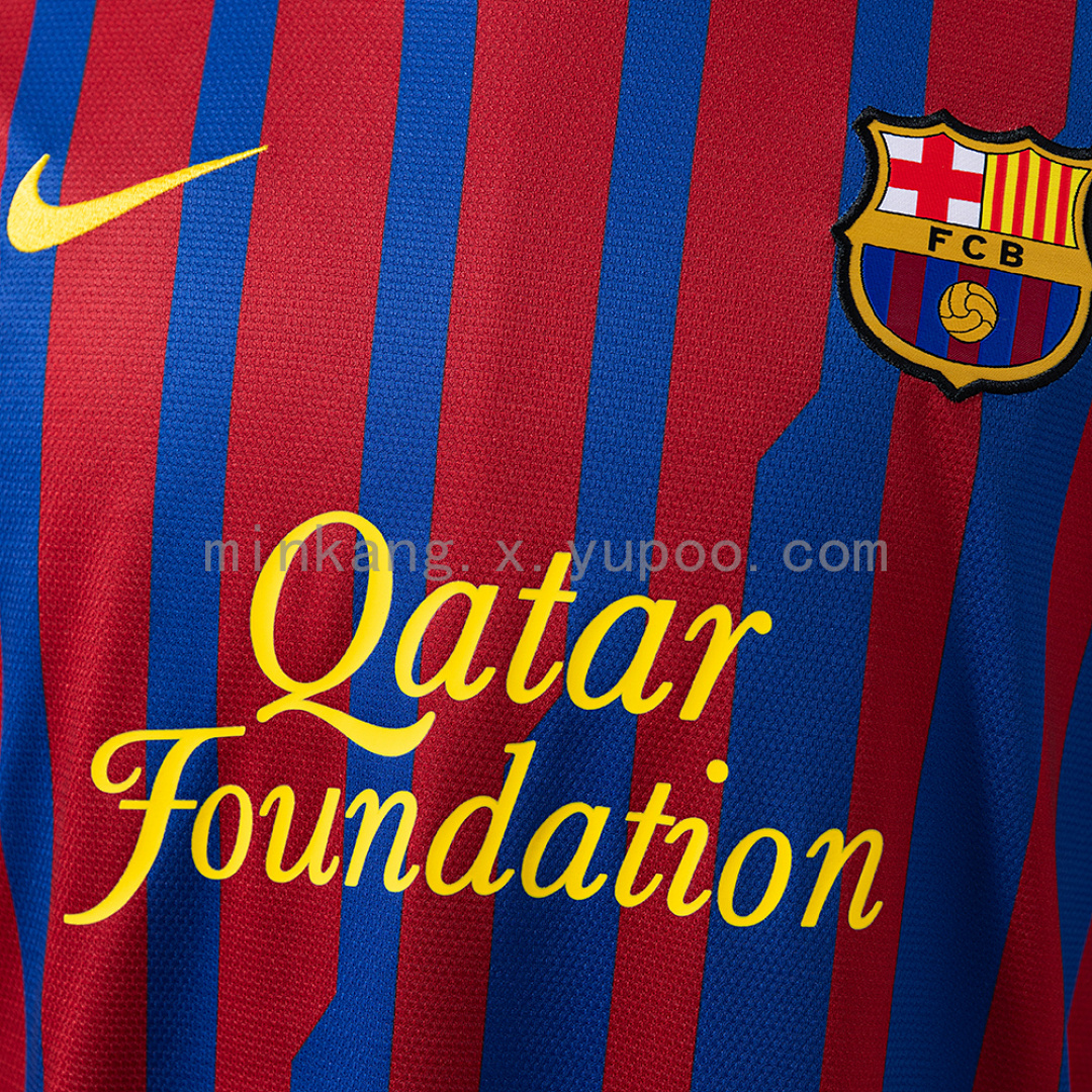 Retro Barcelona 11/12 home S-4XL 5