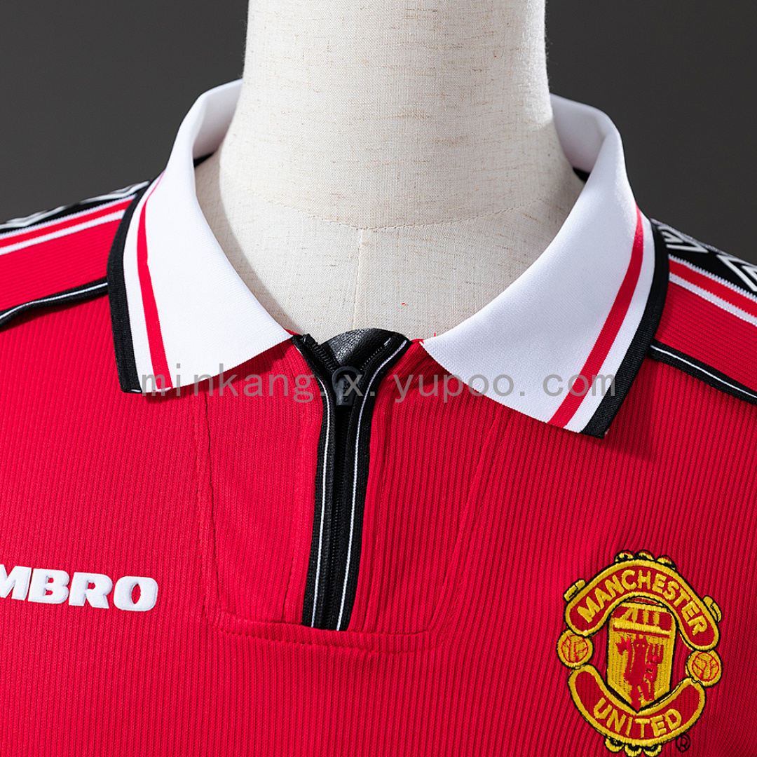 Retro 98/99 M-U home S-4XL 6