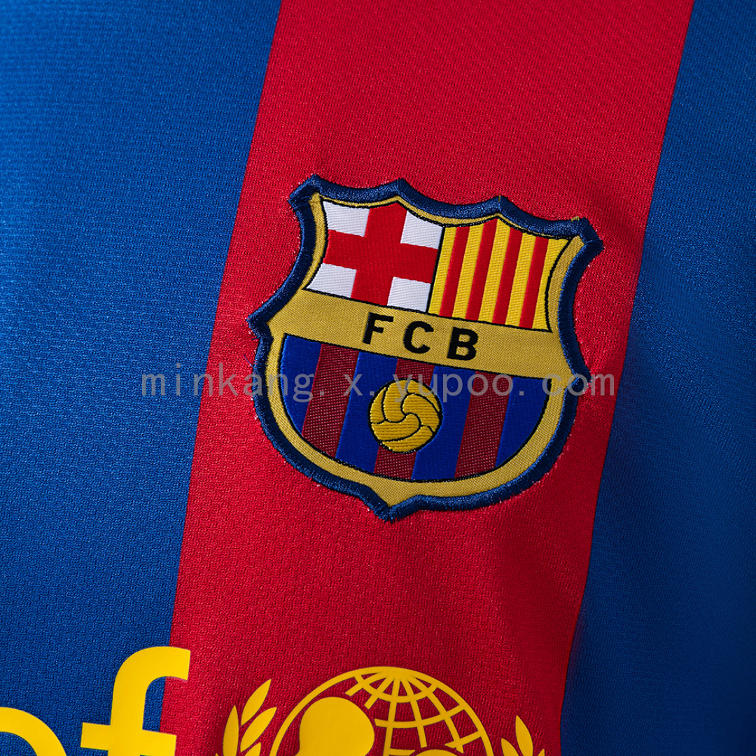 Retro Barcelona 10/11 home S-4XL 6