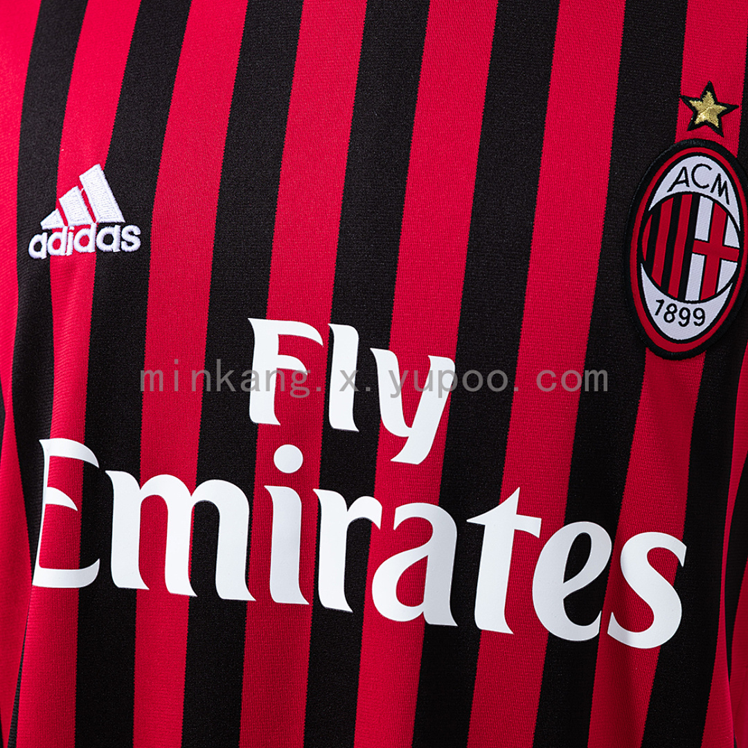 Retro 11/12 AC Milan home S-4XL 5