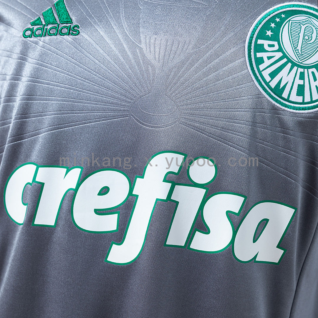 Palmeiras 16/17 Champions Commemorative Edition Silver Retro Jersey S-4XL 4
