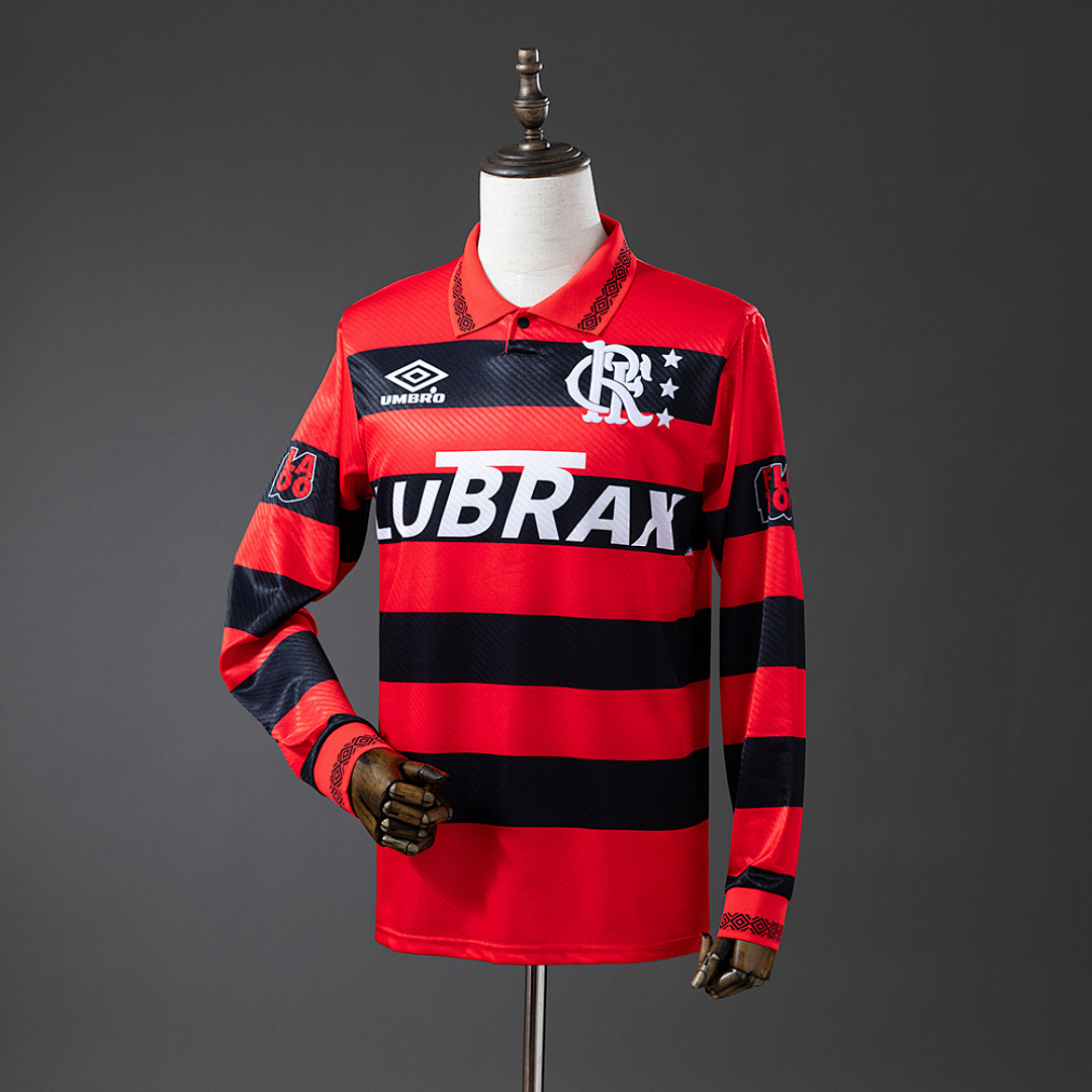 Flamengo 1994/95 Home Long Sleeve Retro Retro Jersey S-XXL 8