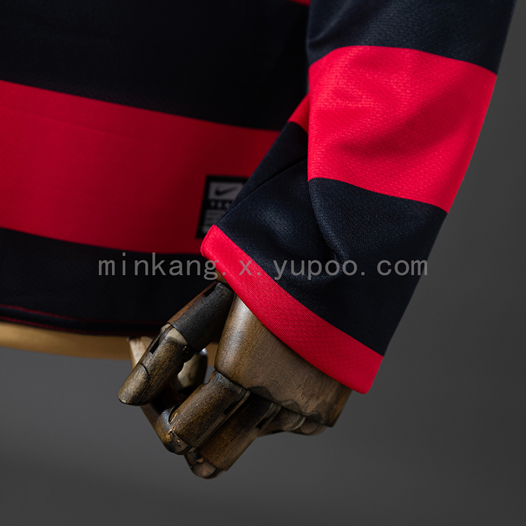 Flamengo 08/09 Home Long Sleeve Retro Jersey S-XXL 2