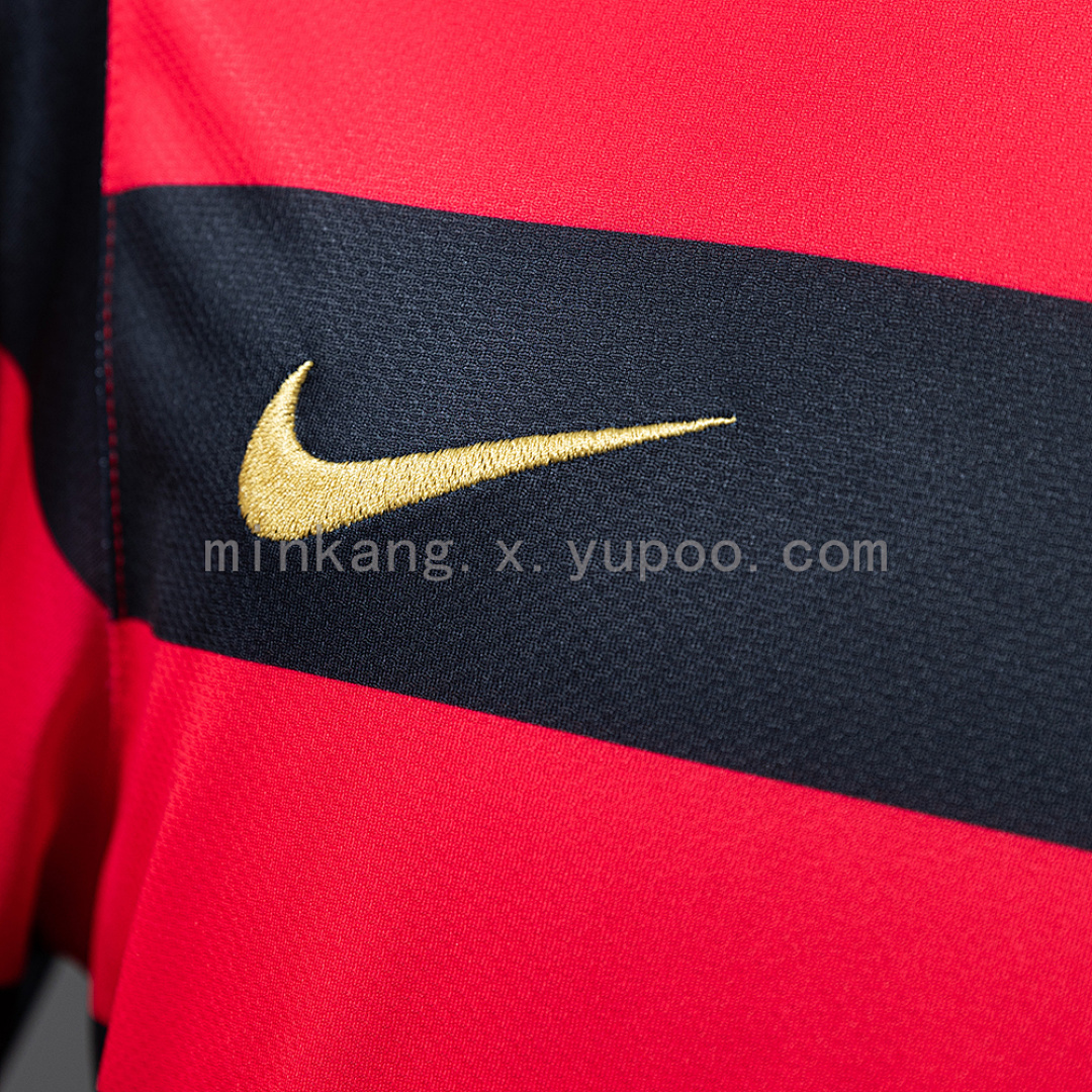 Flamengo 08/09 Home Long Sleeve Retro Jersey S-XXL 4