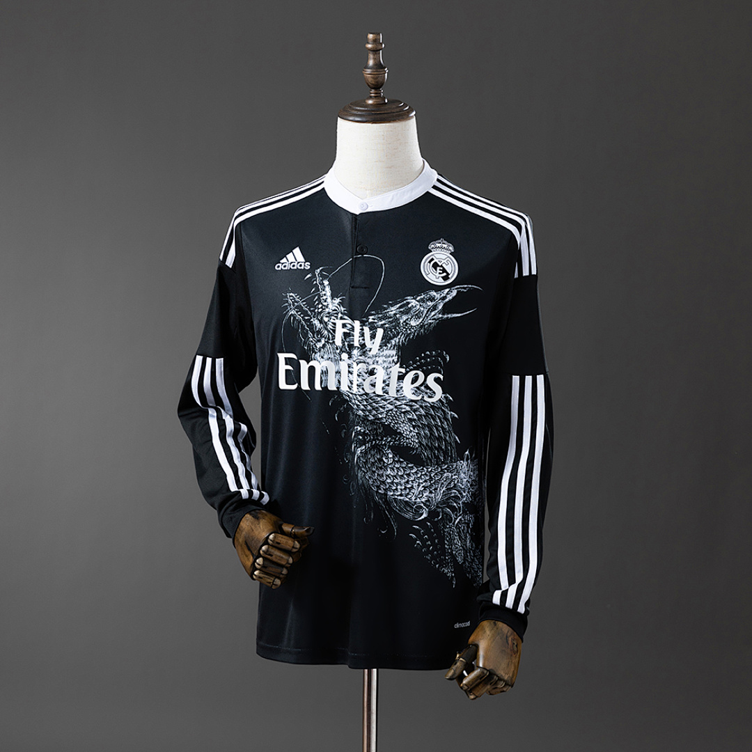 Real Madrid 2014/15 Second Away Long Sleeve Retro Jersey S-XXL 8