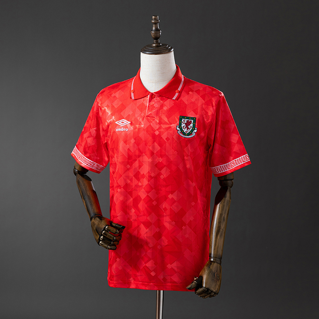 Wales 1990/92 Home Retro Jersey S-XXL 8