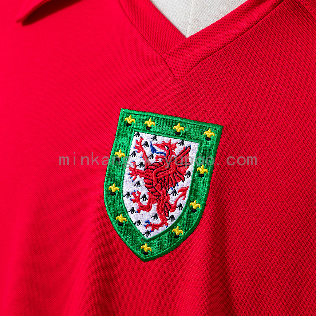 Wales 1976/79 Home Retro Jersey S-XXL 4