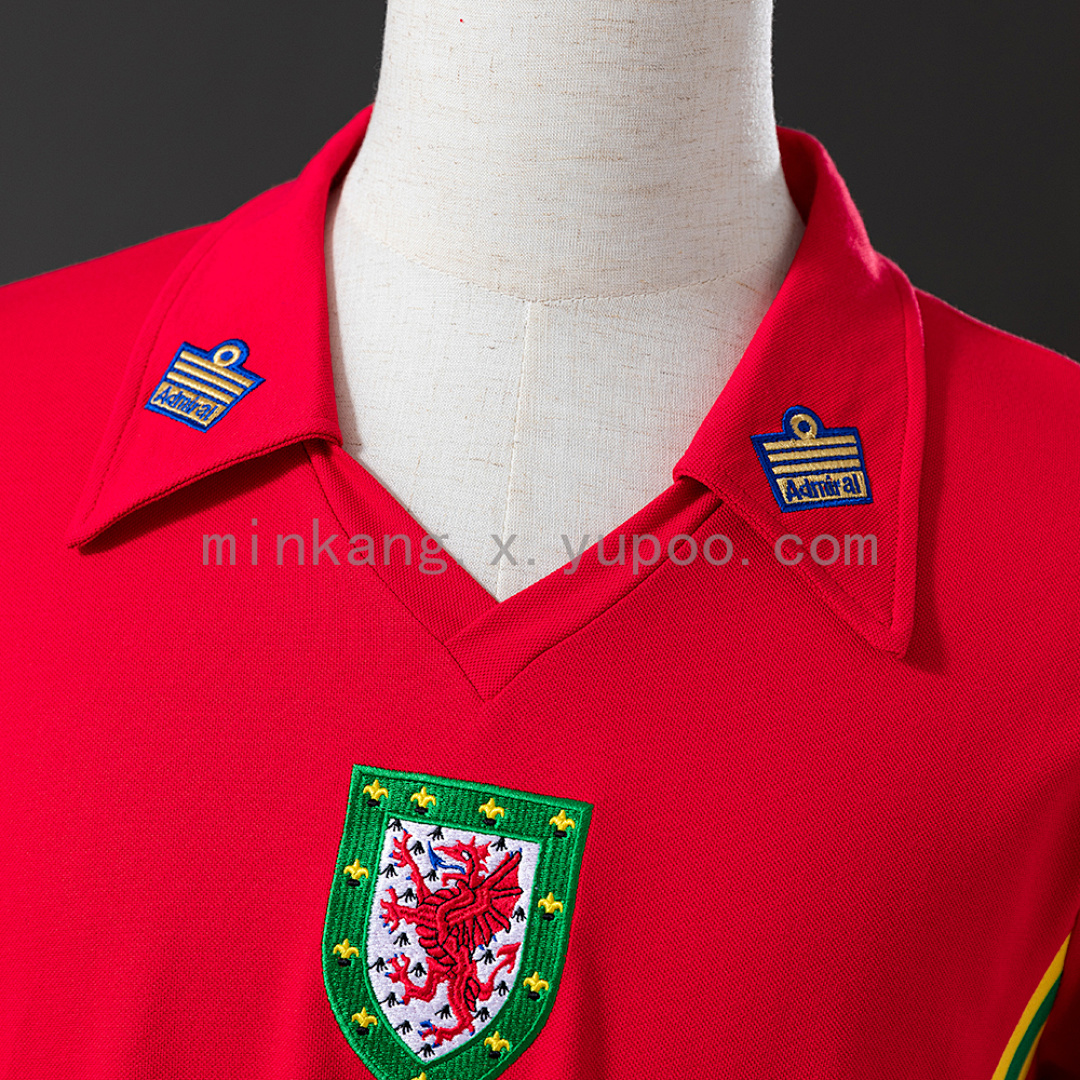 Wales 1976/79 Home Retro Jersey S-XXL 5