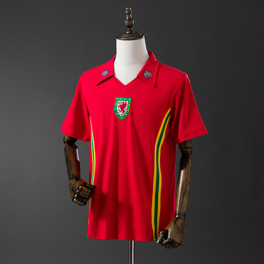 Wales 1976/79 Home Retro Jersey S-XXL 7