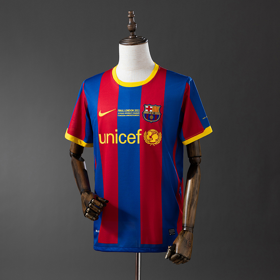 Barcelona 2010/11 Home Retro Jersey S-4XL 8