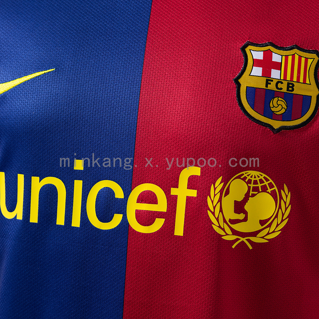 Barcelona 2008/09 Player Version Retro Home Jersey S-3XL 5