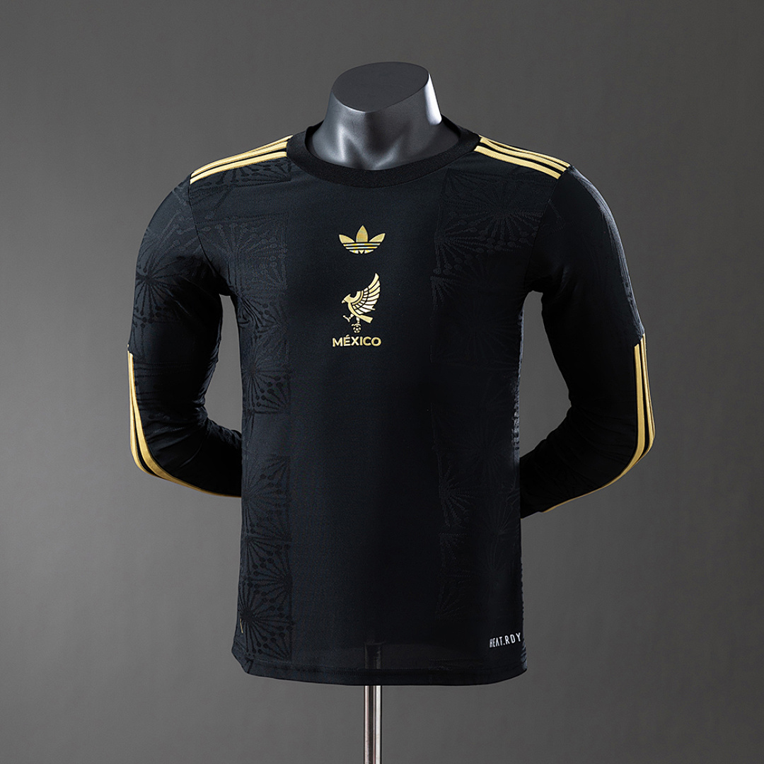 Mexico 25/26 Special Edition Black Long Sleeve Player Version Jersey S-4XL