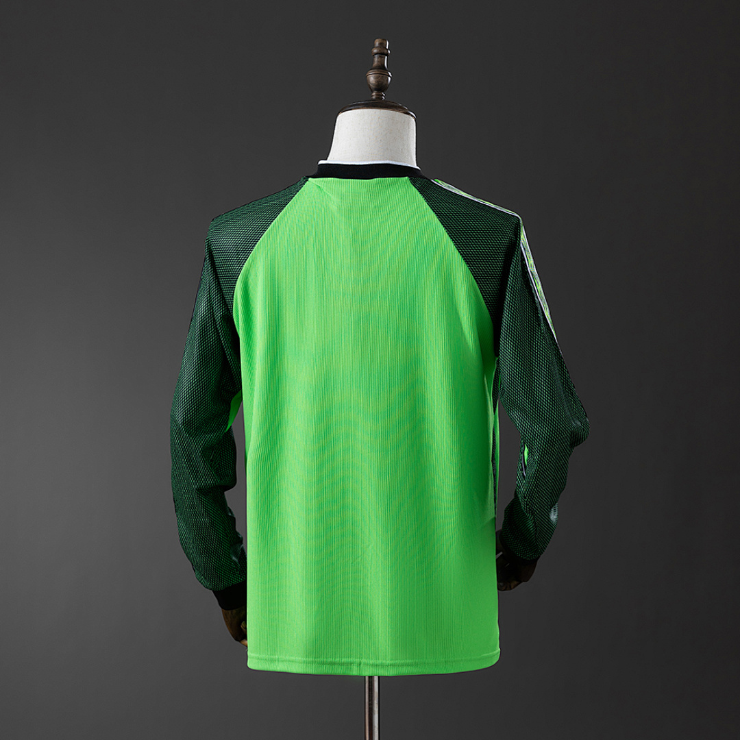 M-U 1998/99 Goalkeeper - Green Long Sleeve Retro Jersey S-XXL 7
