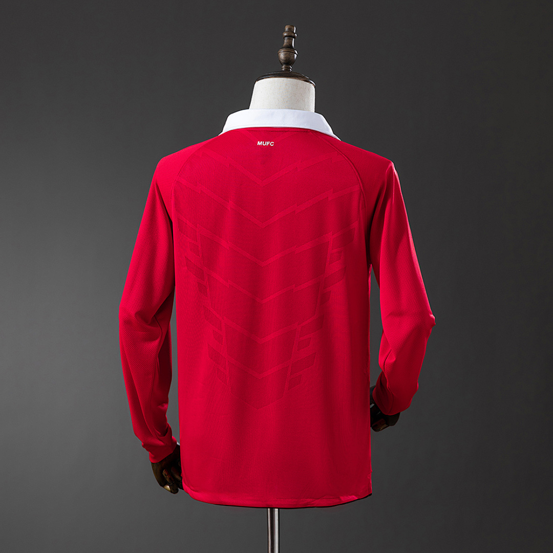M-U 2010/11 Home Long Sleeve Retro Jersey S-XXL 8