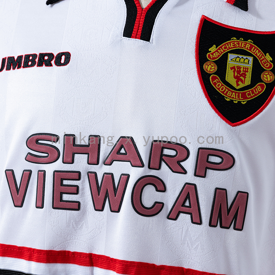 M-U 1998/99 Away Long Sleeve Retro Jersey S-XXL 5
