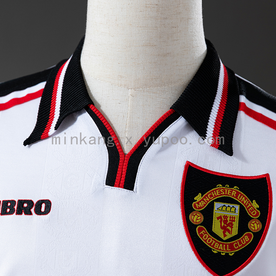 M-U 1998/99 Away Long Sleeve Retro Jersey S-XXL 6