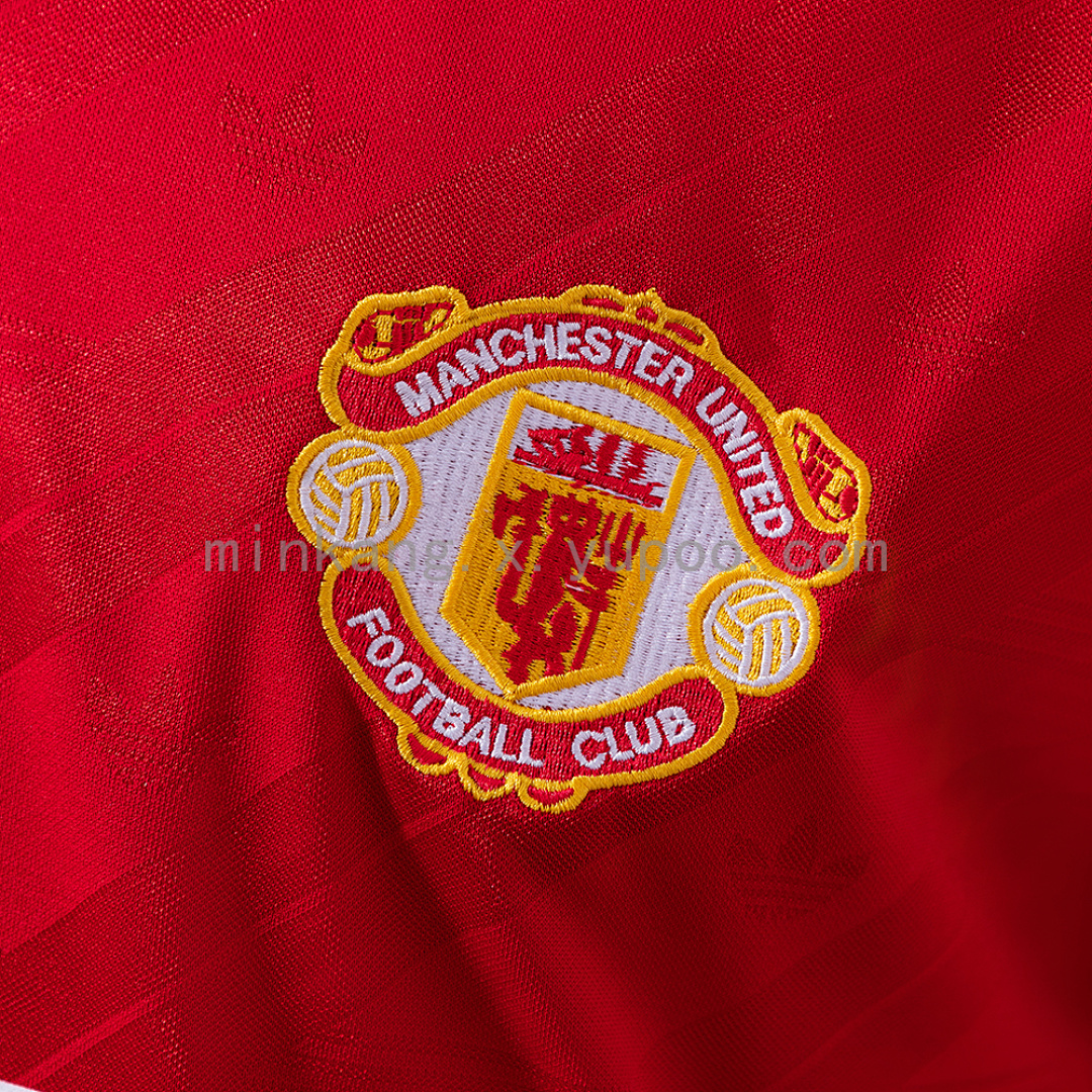 M-U 1986/88 Second Away Long Sleeve Retro Jersey S-XXL 4