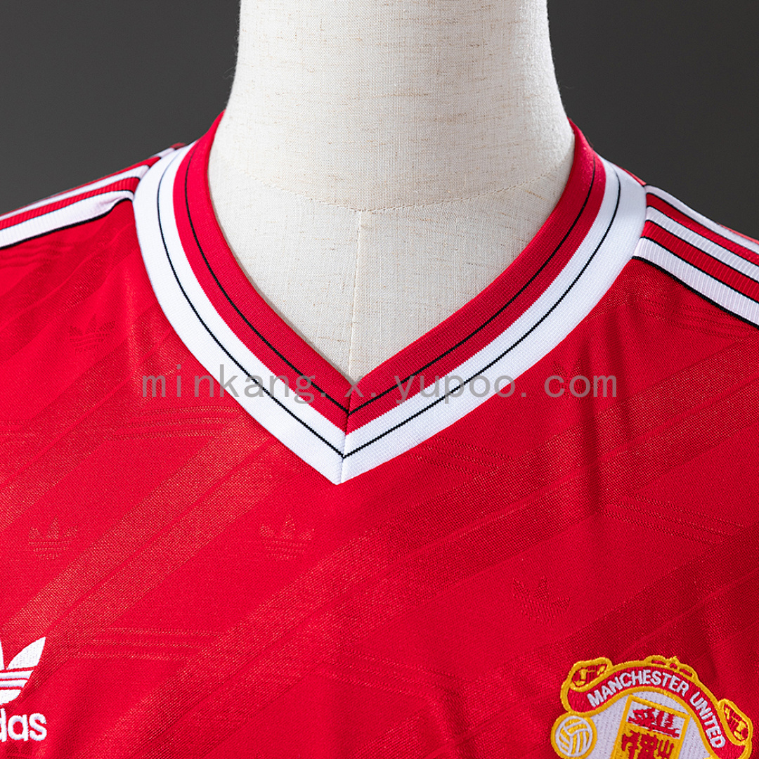 M-U 1986/88 Second Away Long Sleeve Retro Jersey S-XXL 6