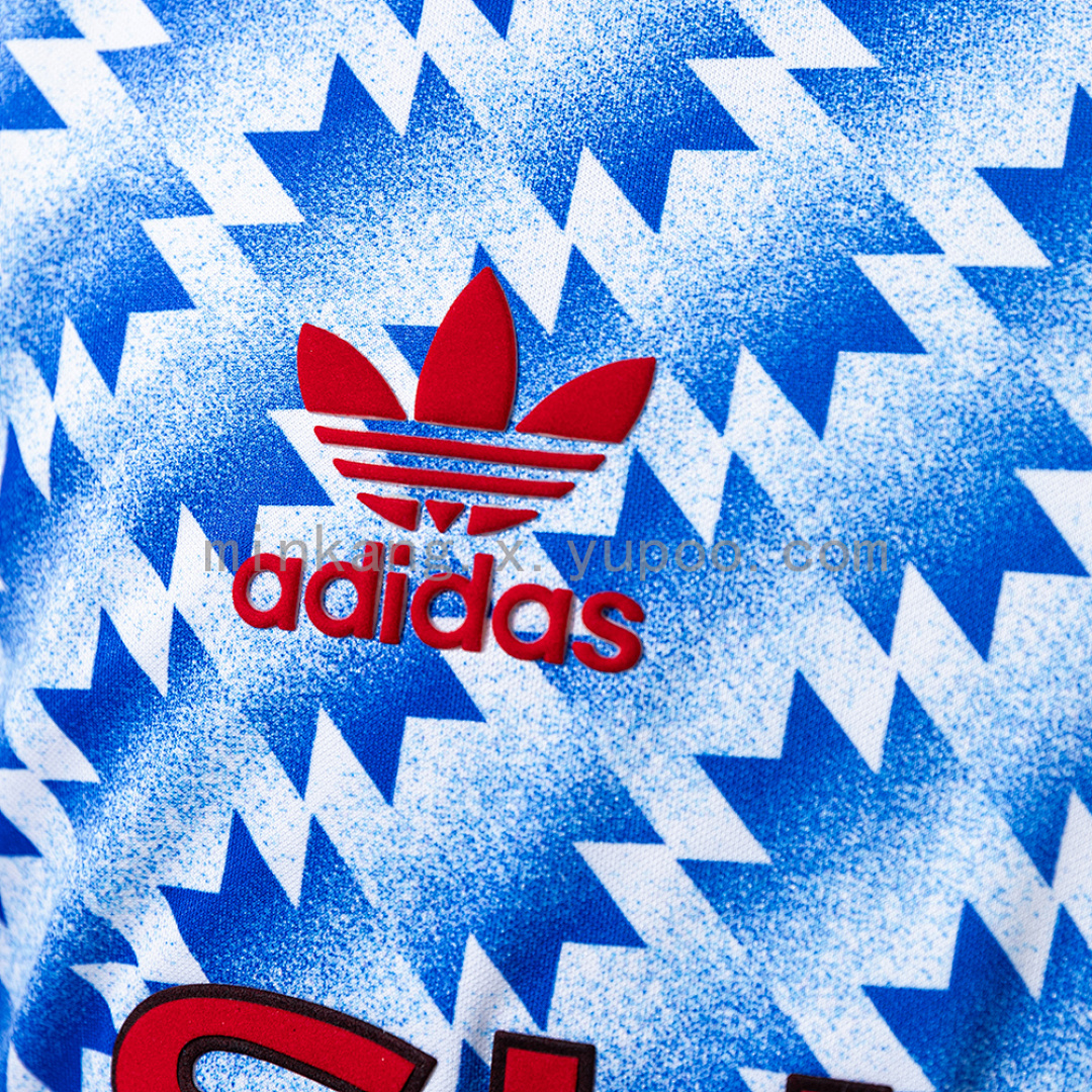 Retro Long Sleeve M-U 90/92 Away S-XXL 7