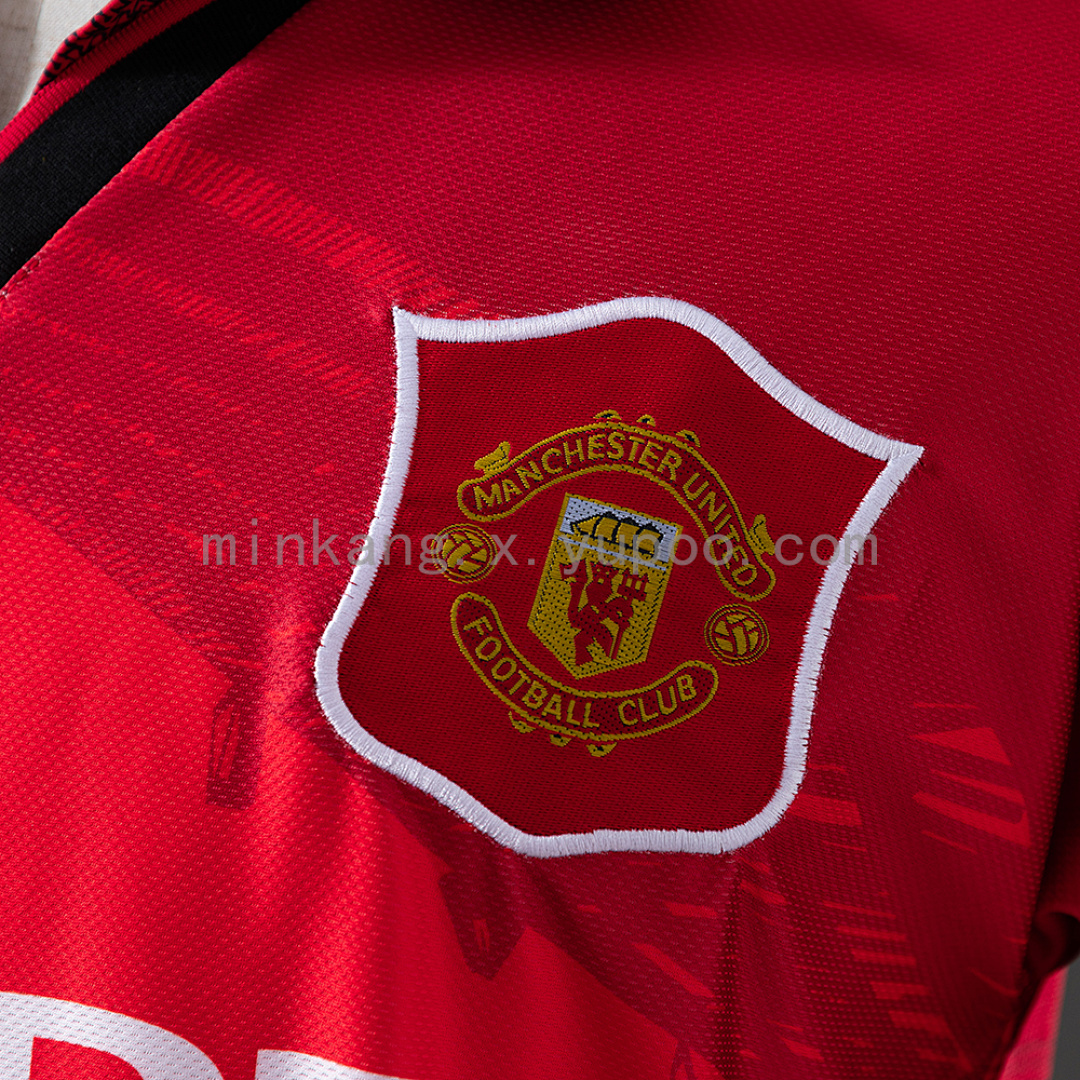 M-U 1994/96 Home Long Sleeve Retro Jersey S-XXL 4
