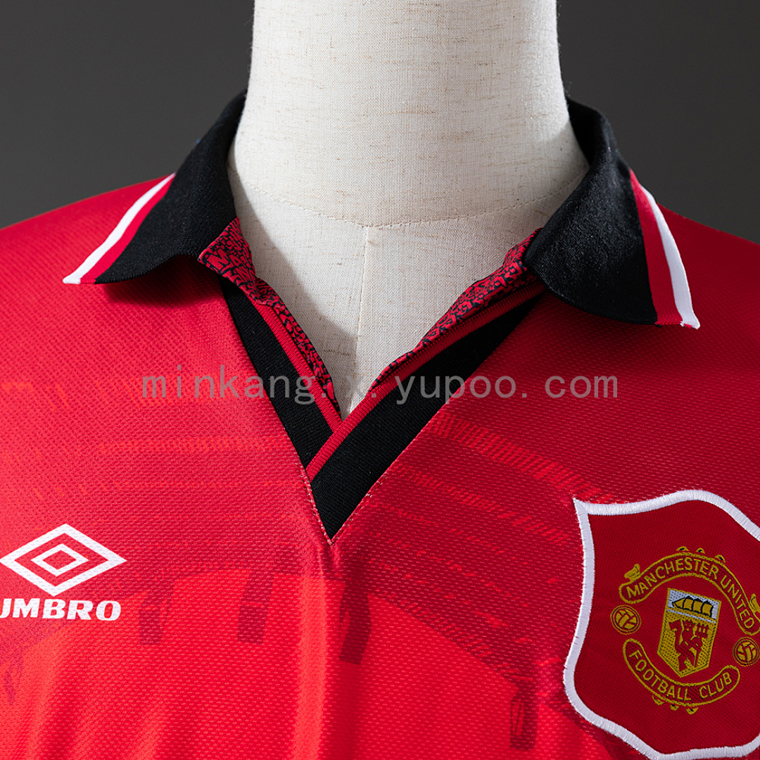 M-U 1994/96 Home Long Sleeve Retro Jersey S-XXL 6