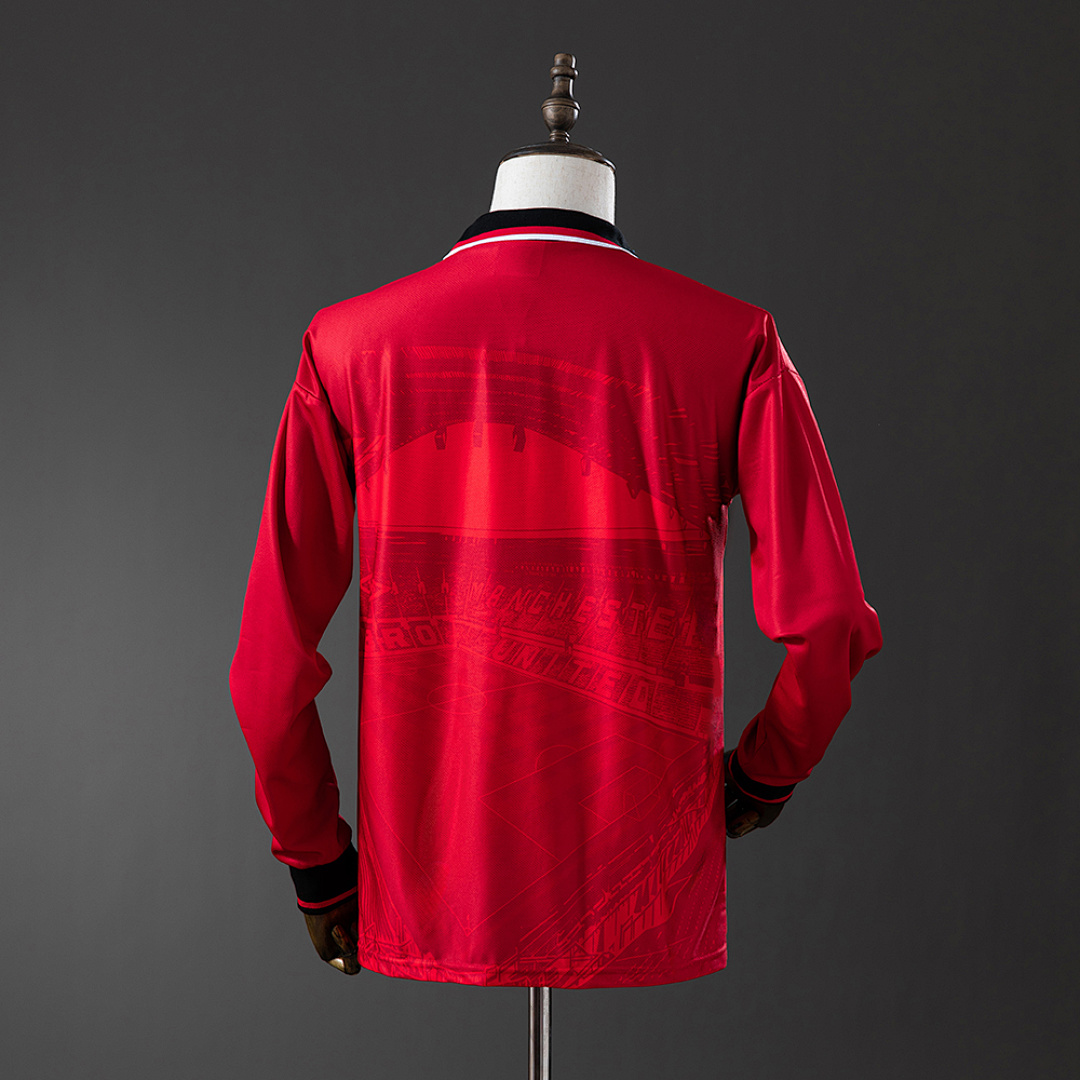 M-U 1994/96 Home Long Sleeve Retro Jersey S-XXL 7