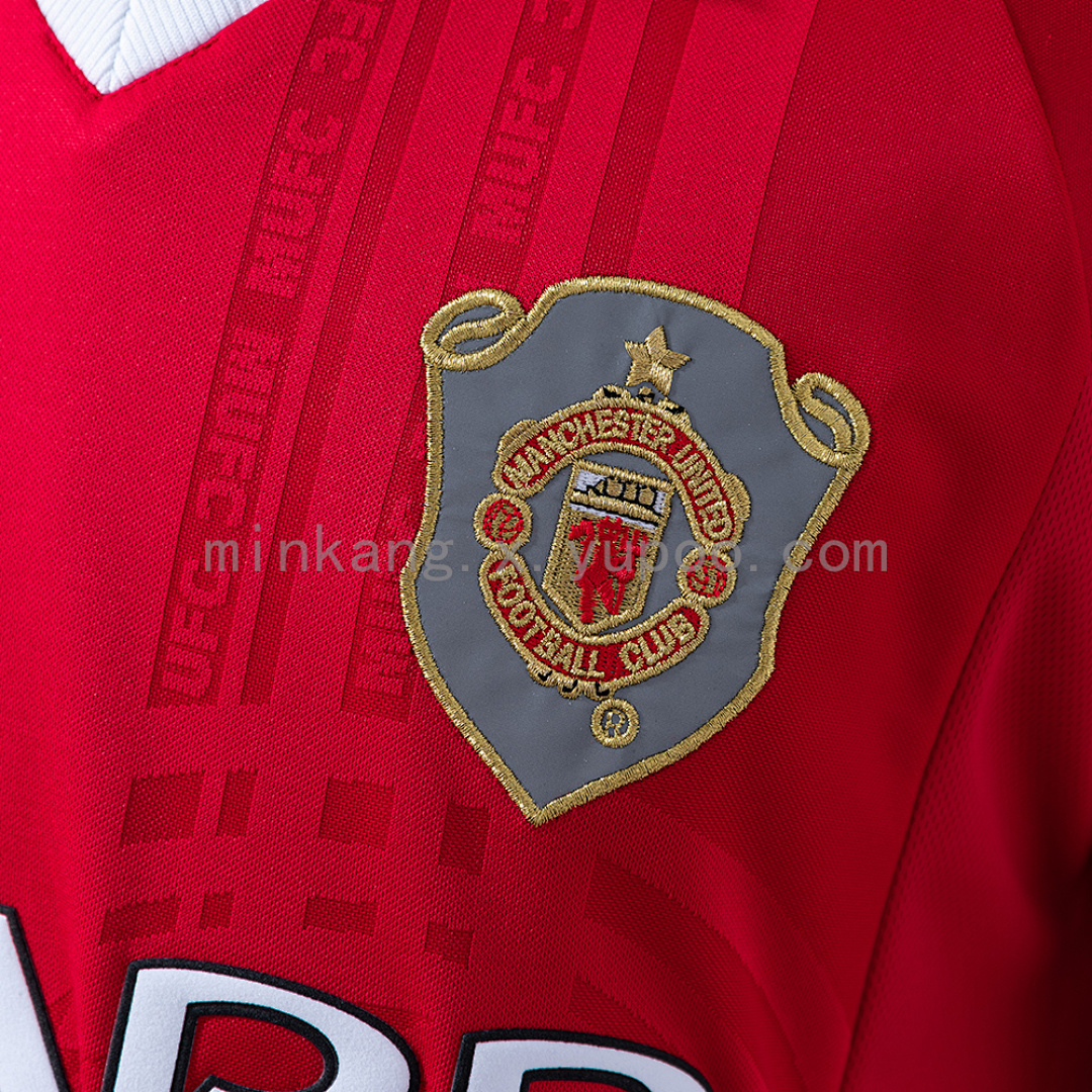 M-U 1999/00 Home Long Sleeve Retro Jersey S-XXL 5